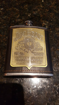 Brand New Luxurious Jim Beam Flask (7 oz)