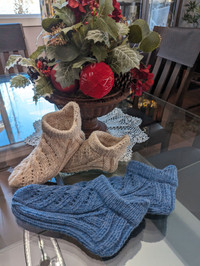 Hand Knitted House Socks