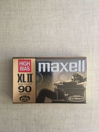 Maxell XLII High Bias 90 Minute Blank Audio Cassette  Tape 