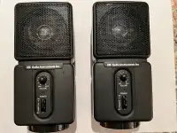 Mini dual audio speakers