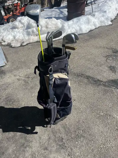 Beginner golf set w/ bag, View more