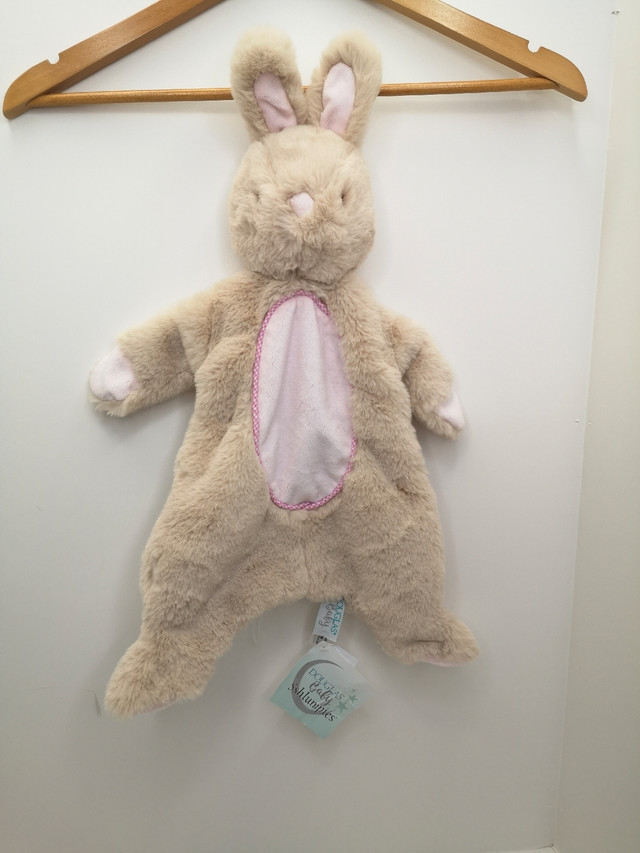 Douglas Baby Soft Plush Bunny Rabbit Security blanket for babies in Toys in Moncton - Image 4