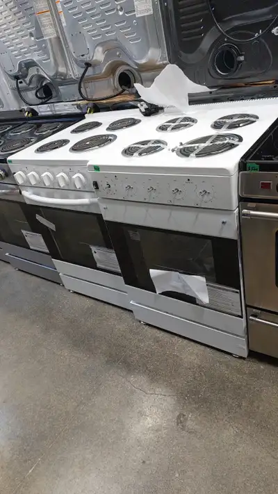 24" Electric Stove - New Open Box | White | Great Price | GTA., View more