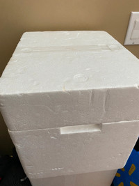 (5) Cryopak Insulated Foam Shipping Cubes