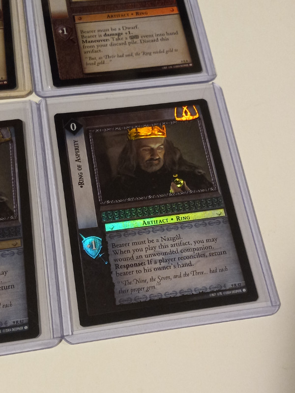 LOTR TCG Rare Foil Cards Various Lots Unplayed Mint in Arts & Collectibles in Trenton - Image 3