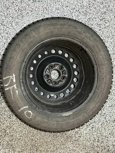 Winter is back… you need winter tires!! Firestone Winterforce 2 215/55R16 93S M & S 4 tires and 4 ri...