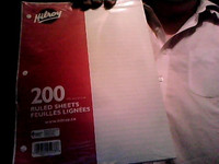 200 Hilroy Ruled Sheets