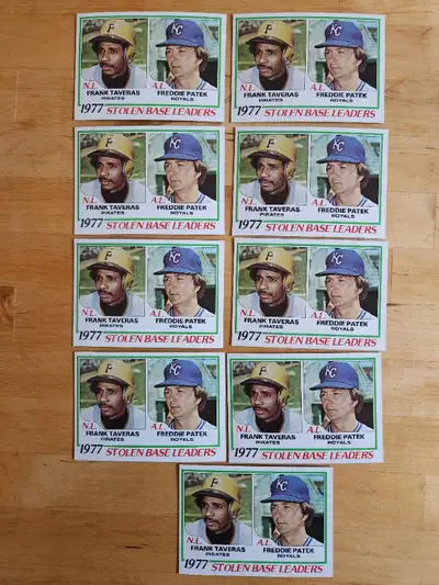 Topps 1978 Baseball - Stolen Base Leaders, View more