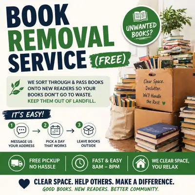  Book Removal Service (FREE), View more