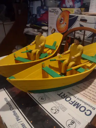 Wooden Dory & Fisherman Set, View more