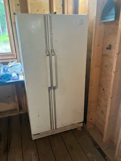 Whirlpool - freezer and fridge. FREE. In boathouse. Must take away yourself: You’ll need a dolly and...