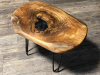Black walnut live edge coffee table 