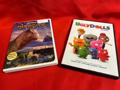 Disney DVDs, perfect for family movie nights! Up for grabs are 'Dinosaur' and 'Ugly Dolls'. Both in...