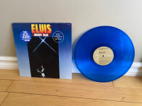 Elvis Vinyl Blue Record - Moody Blue