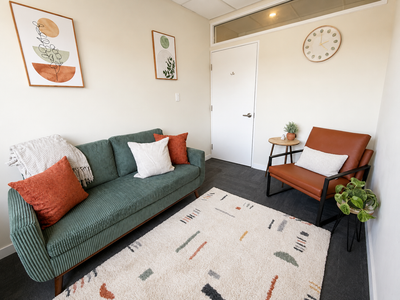 Warm, modern, cozy therapy space available starting June 1st for independent practitioners seeking a...