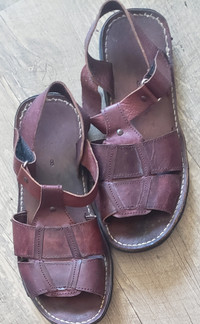 NEW GENUINE LEATHER SANDALS $38 OBO 