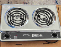 Double Burner Electric Cooktop
