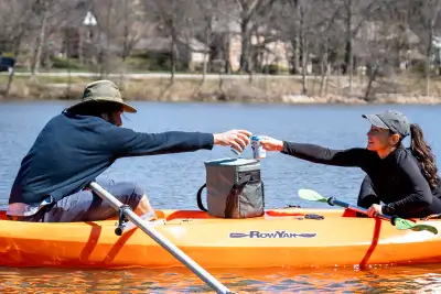Meet the RowYak: The World's First Face to Face Rowing Kayak Row solo. Paddle with ease. Or row face...