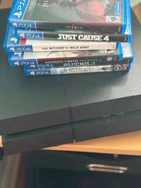 PS4 Game Console and Games