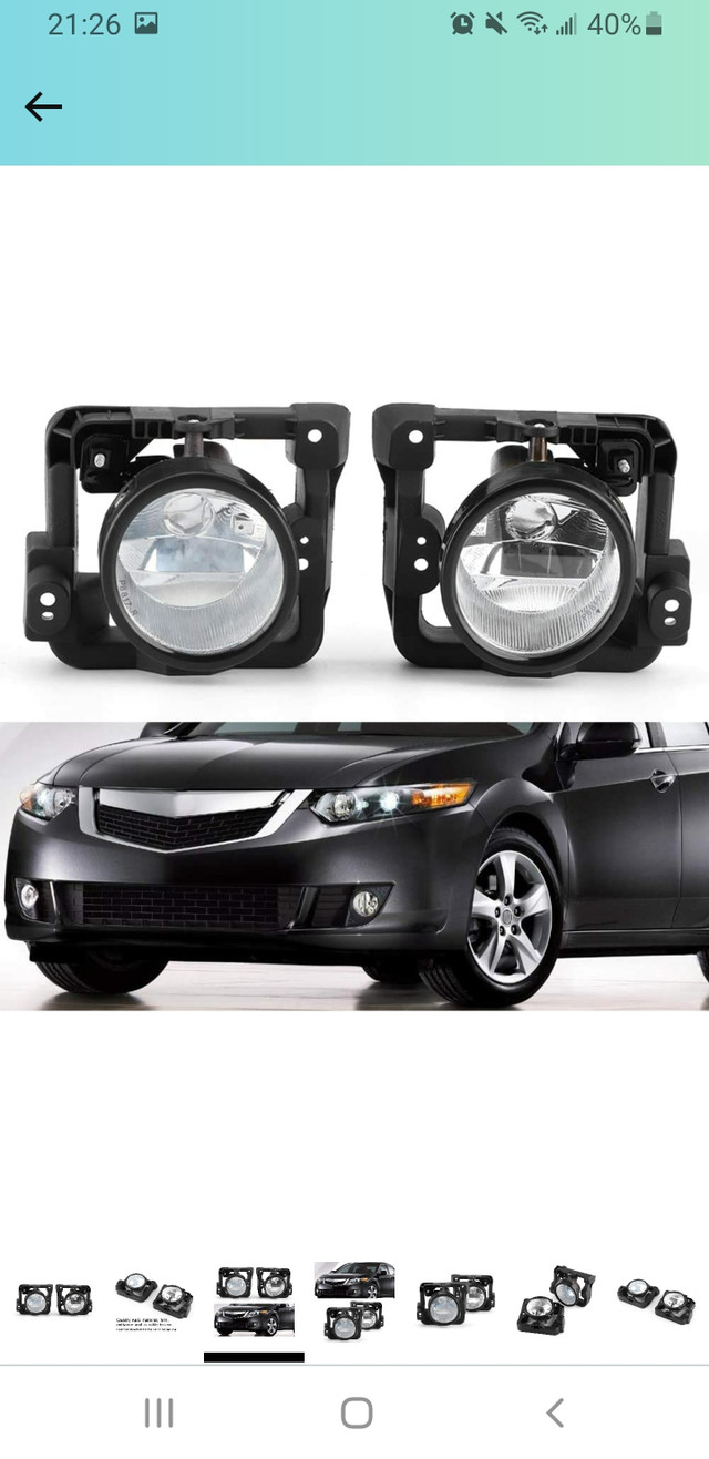 2009-2010 Acura TSX fog lamps in Auto Body Parts in St. Catharines