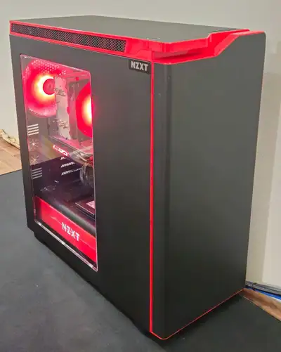 Gaming Computer Red, View more