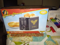 Slightly used Wonder woman toaster