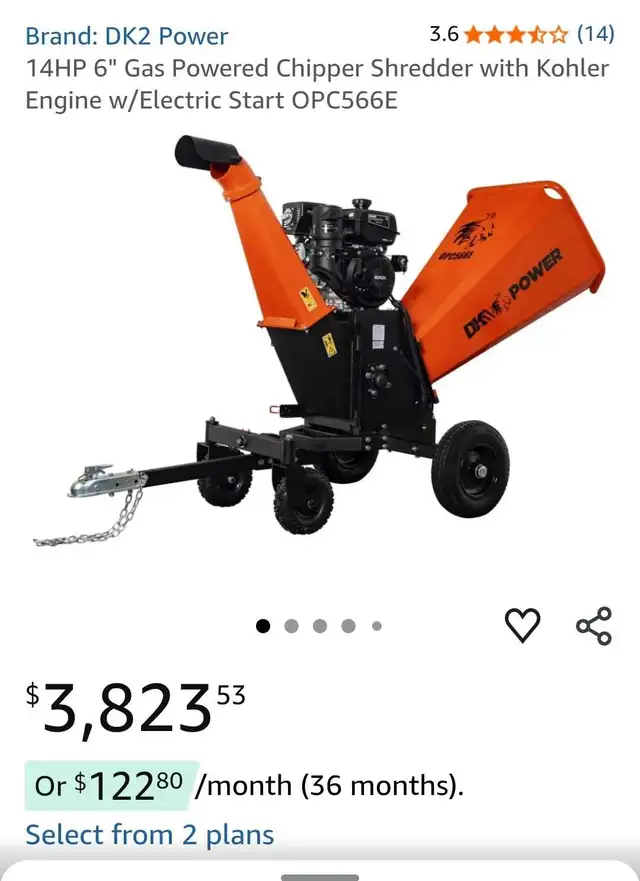 Powerful Wood Chipper – Great for Yard Cleanup in Outdoor Tools & Storage in Oshawa / Durham Region - Image 7