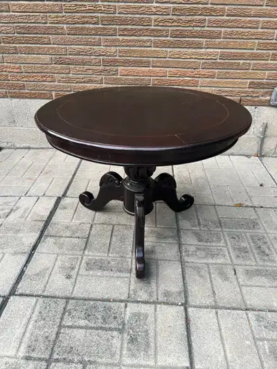Round Pedestal Side Table, View more