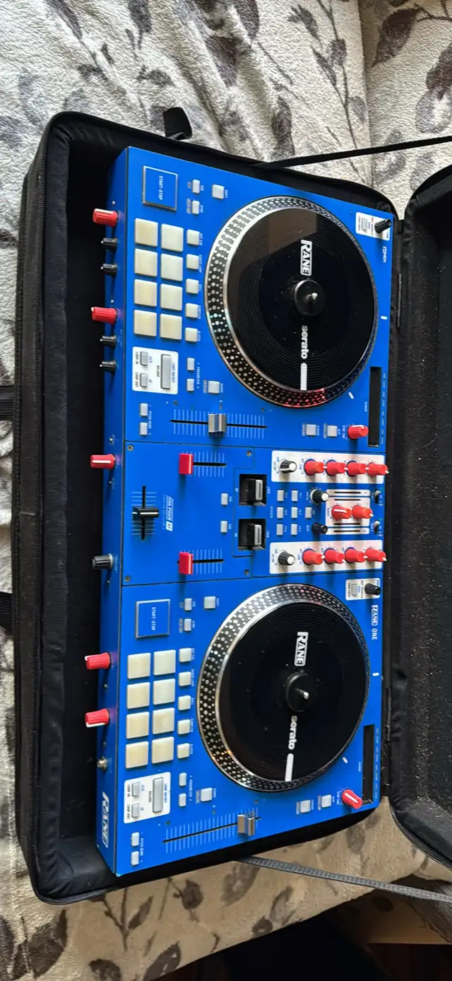 Rane One Serato DJ controller with Blue Skin in Performance & DJ Equipment in City of Toronto - Image 2