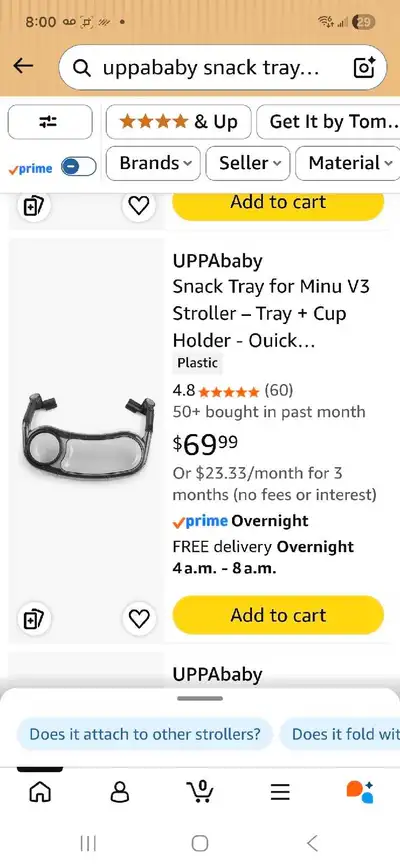 Uppababy Snack Tray, View more