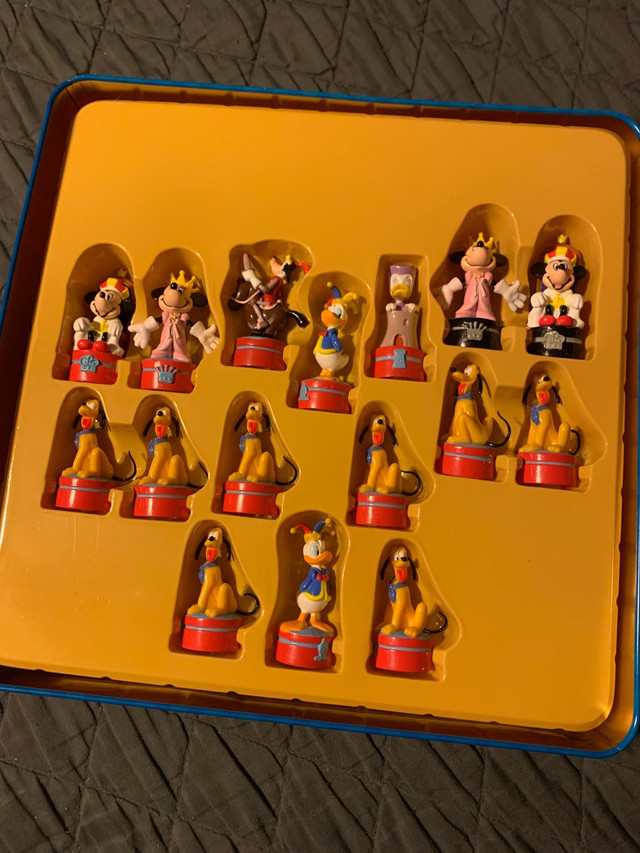 Disney Mickey Mouse Chess Set in Tin Box in Toys & Games in Oshawa / Durham Region - Image 2