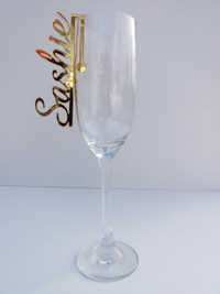 Champagne  glass charms