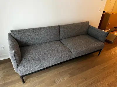 ÄPPLARYD Sofa Ikea, Lejde gray/black., View more