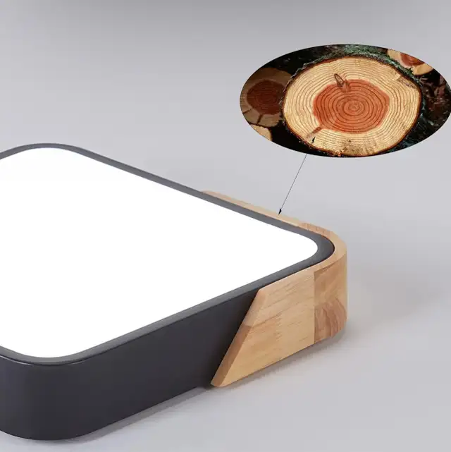 Modern LED Ceiling Light Dimmabl Flush Mount with Remote 40x40cm in Indoor Lighting & Fans in Hamilton - Image 3