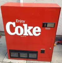 Wall Mounted Coke or Pepsi Vending Machine
