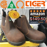 NEW * Men's Steel Toe Safety Boots, 12
