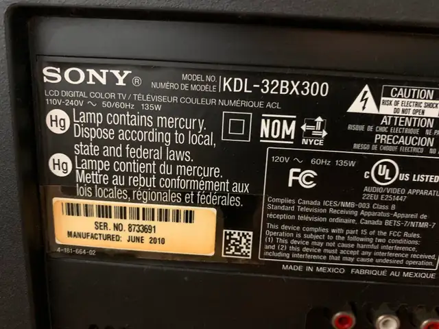 Sony Bravia 32” LCD TV62864361517699123
