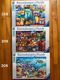 Divers casse-tête Ravensburger 2000  Puzzles 