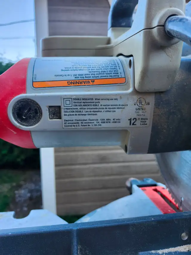 Scie onglet 12" Ridgid et support réglable in Power Tools in Lanaudière - Image 3