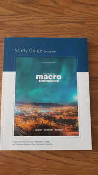 Study guide for use with Principles of Macro Economics