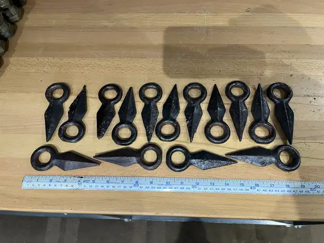 Antique raft spikes & Log Dogs, Soo Line and others in Hand Tools in North Bay - Image 4