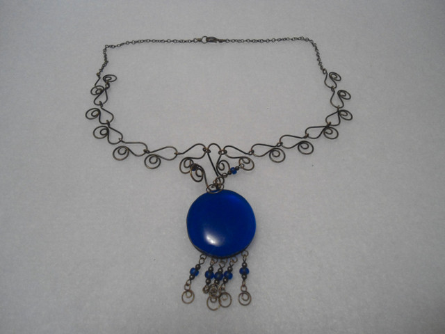 Necklace With Glass Pendant in Jewellery & Watches in Fredericton
