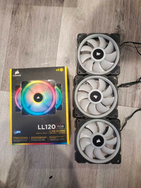 Corsair LL120 fans x3 rgb