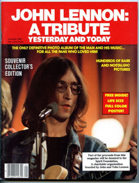 John Lennon: A Tribute The Only Definitive PHOTO album + poster