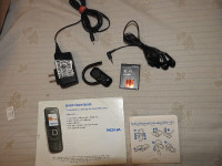 FS Nokia bluetooth earpiece BH-101 charger battery BL-4S 2680S