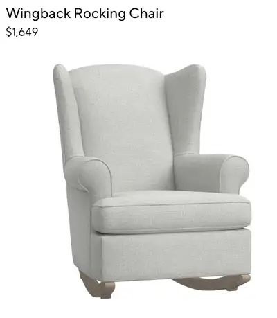 pottery barn kids  Wingback Rocking Chair, View more