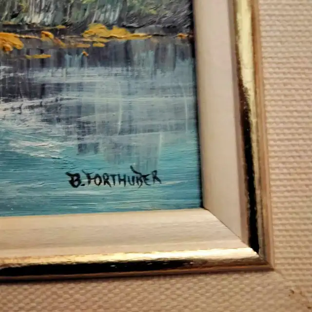 Oil Painting By B Forthuber 64844381529986122