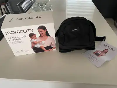 MomCozy Hip Seat baby Carrier- Black, Medium- Brand New, View more