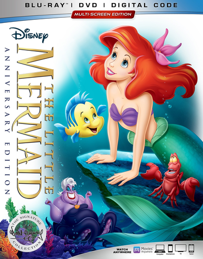 The Little Mermaid (Blu-ray, DVD, Digital Code, NEW) Disney, View more
