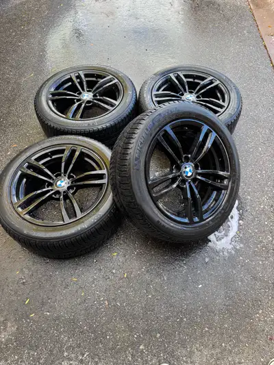 18 inch rims Bmw rims M sport style rims M performance style rims Bmw wheels • Orignal Gloss black c...